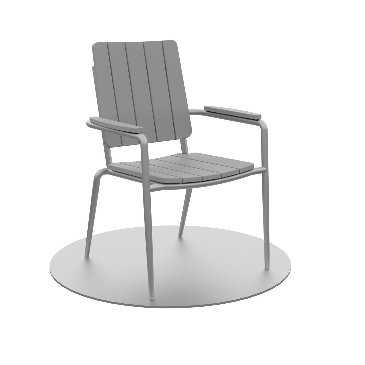 Seaside Casual Poly HIP Stackable Dining Arm Chair