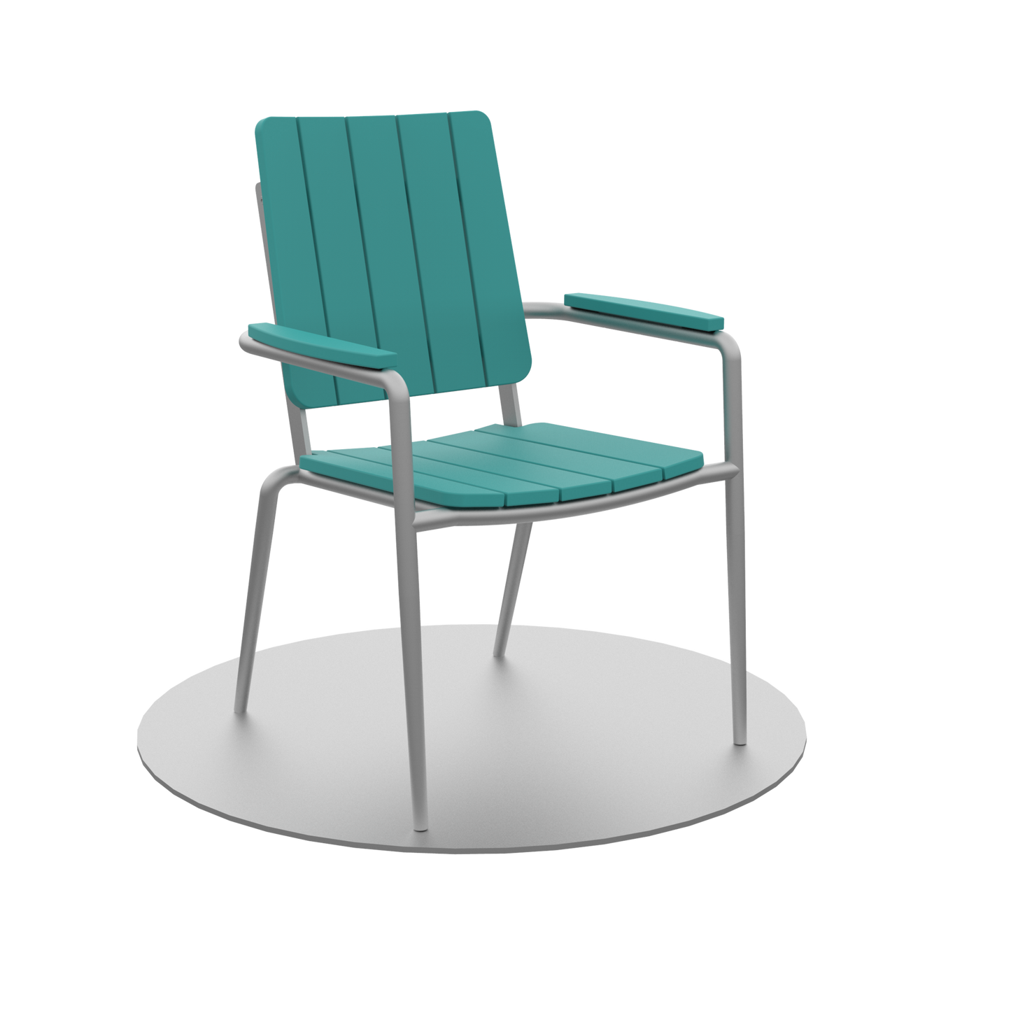 Seaside Casual Poly HIP Stackable Dining Arm Chair