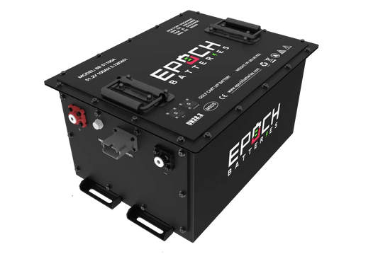 Epoch Batteries 48V 105Ah - LiMax Series - Lithium (LiFePO4) Golf Cart Battery - Complete Kit