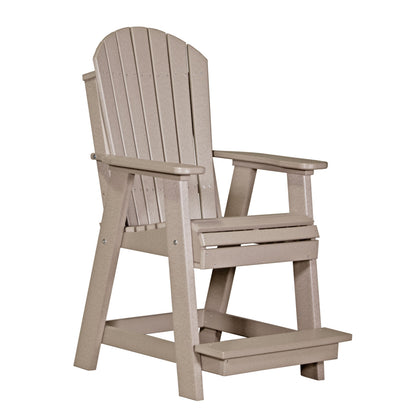 LuxCraft Poly Adirondack Balcony Chair