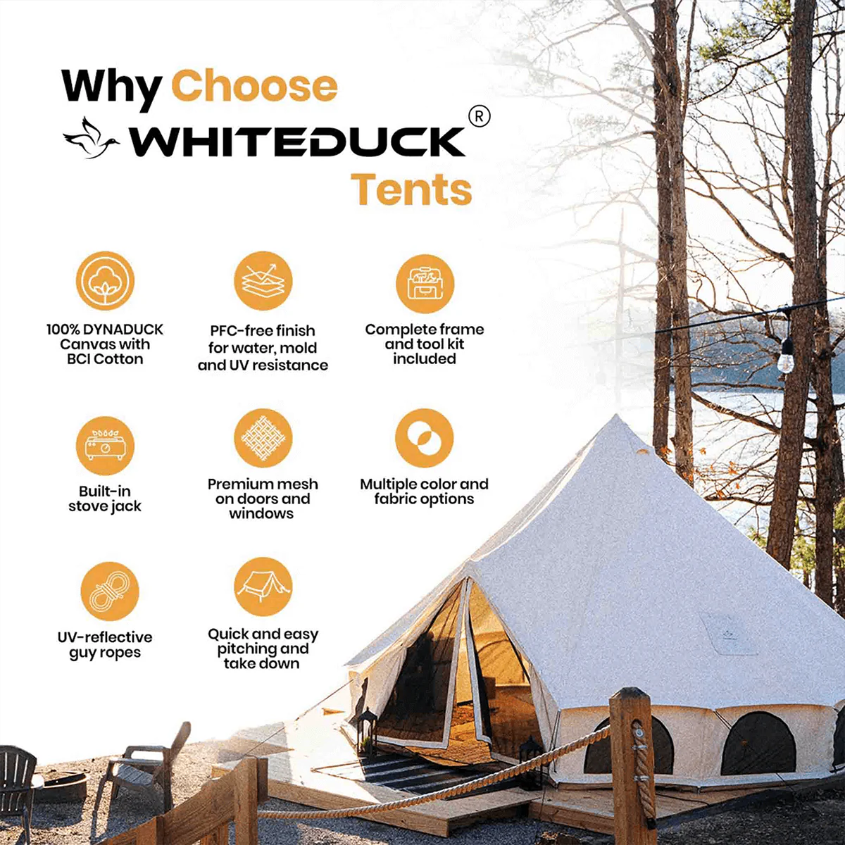 Whiteduck 23' Avalon Optimus Bell Tent